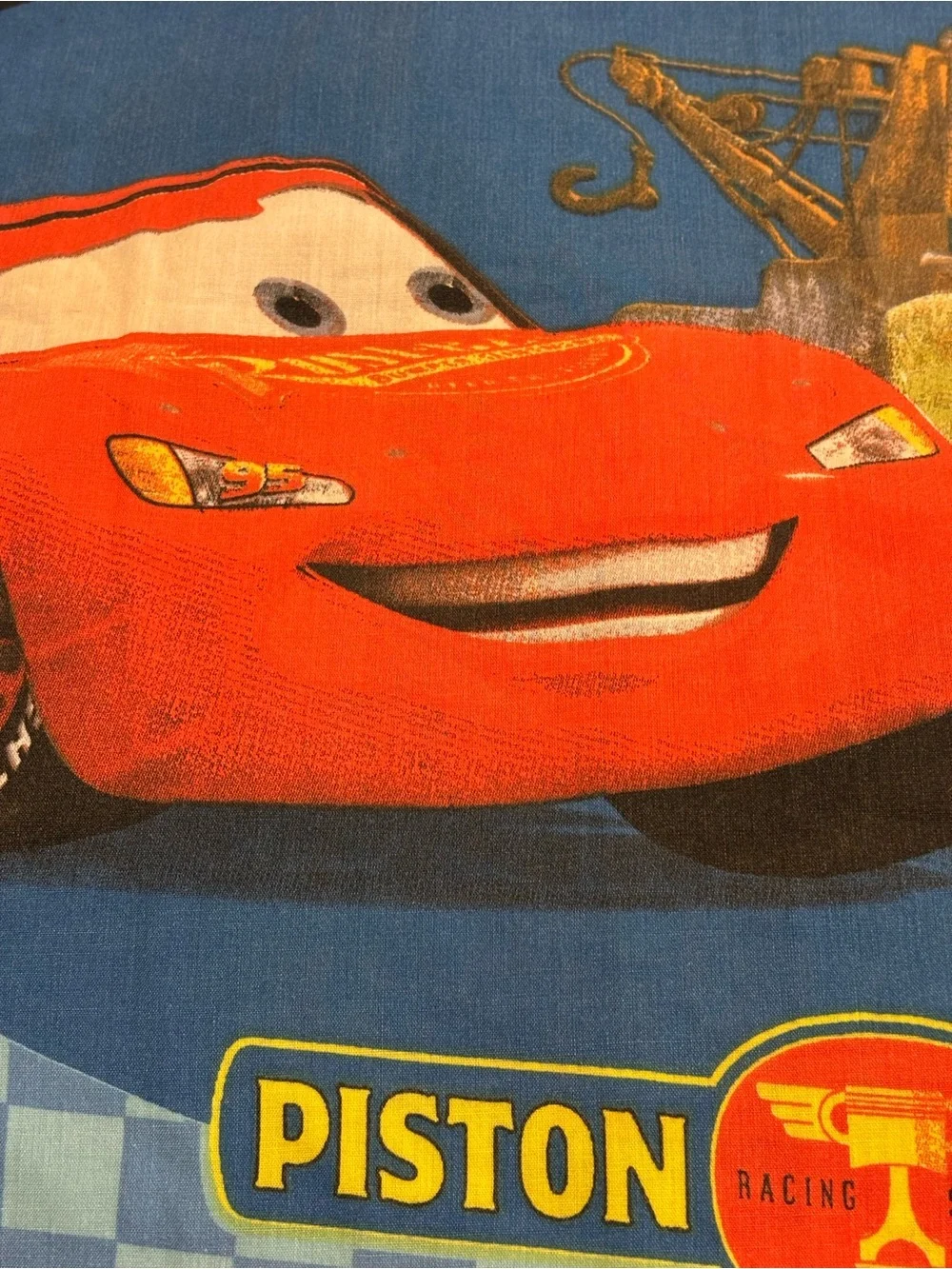 Disney Pixar Cars Lightning McQueen Tow Mater Pillowcase Standard Piston Cup
